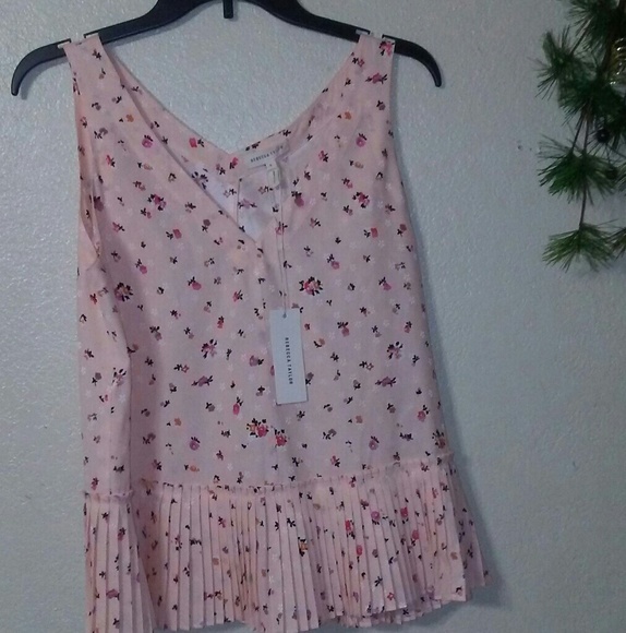 Rebecca Taylor Tops - NWT Rebecca Taylor Mia Pleated Top